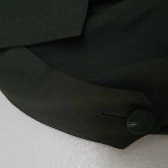 J Gallery Green Women's Trench Coat Size:14 - Picture 6 of 11